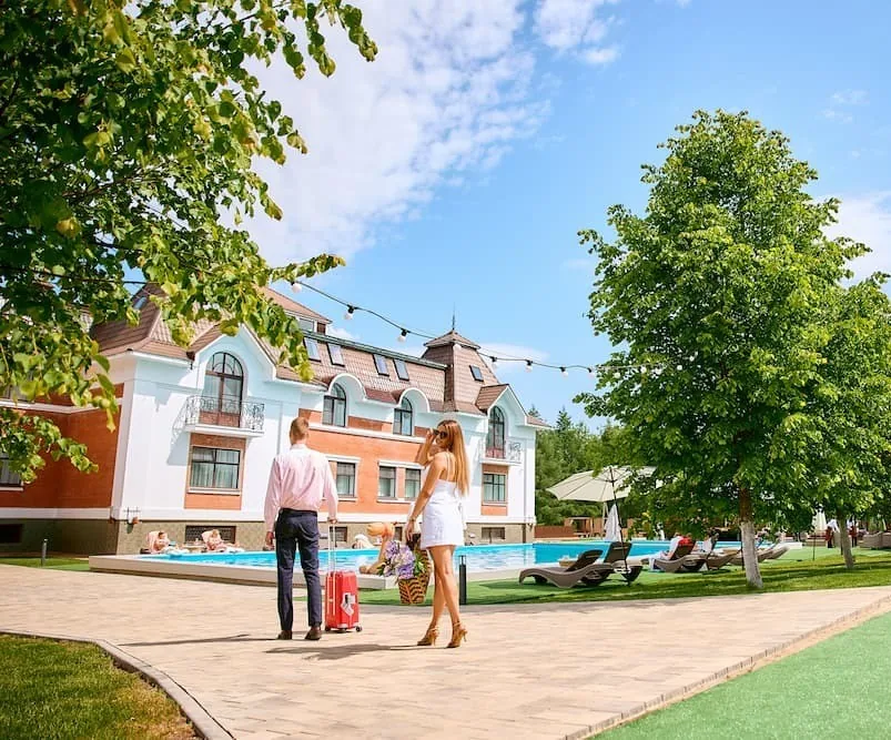 Вилла Альпина — Зима