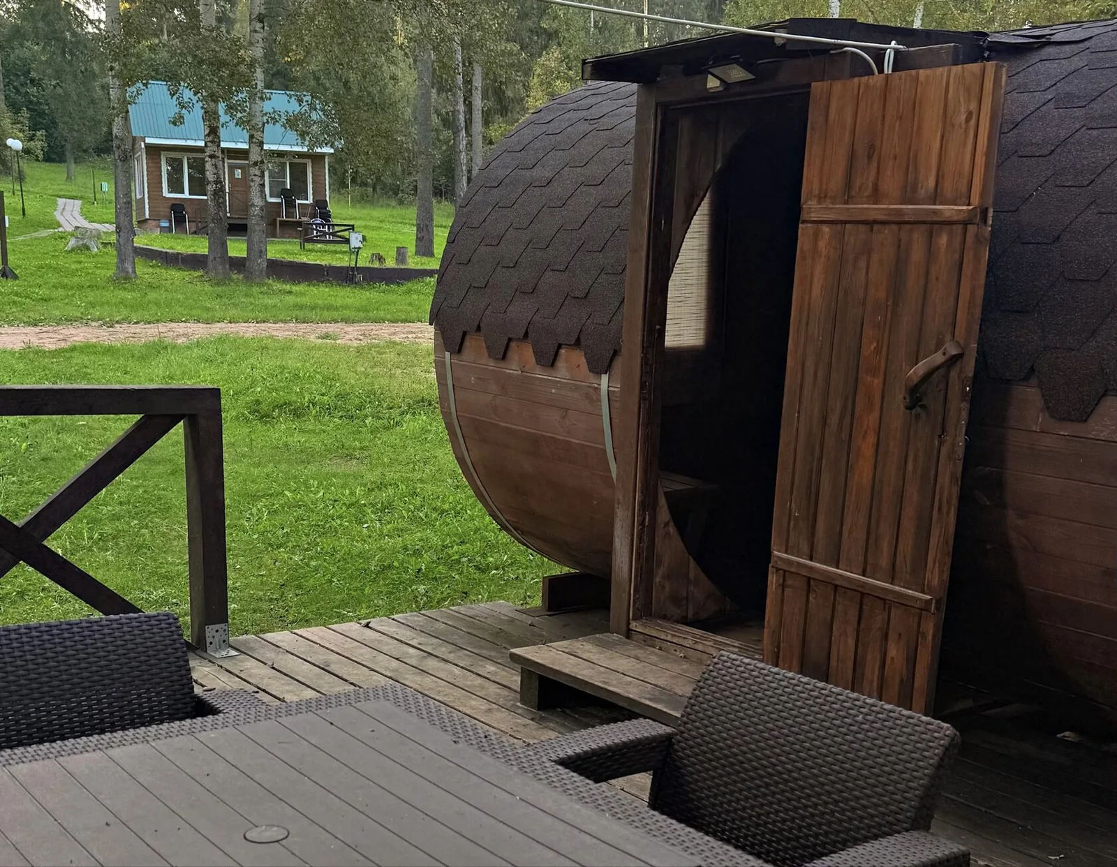 Три бани: русская, финская и бочка, фото 4
