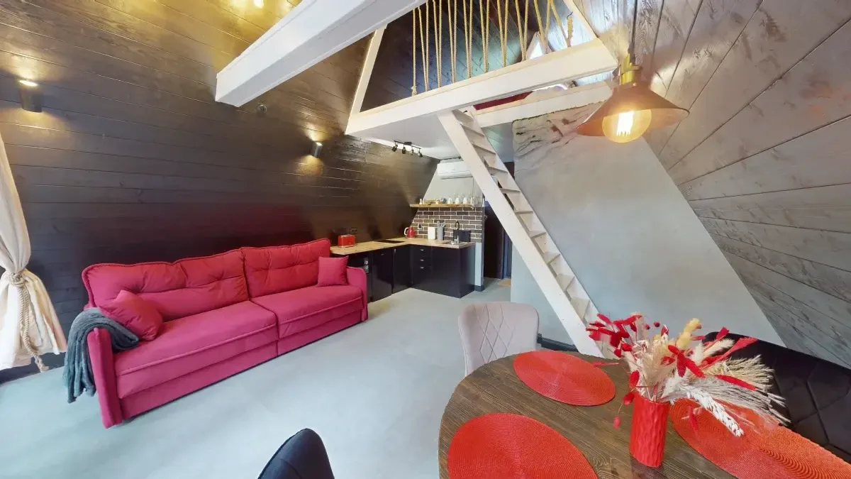 A-frame с личным подогреваемым чаном, фото 3