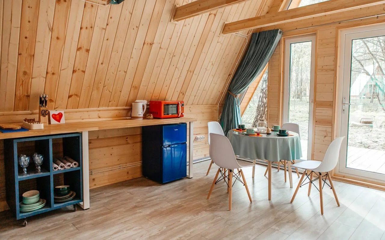 A-frame дом 38 м² с мангальной зоной, фото 1