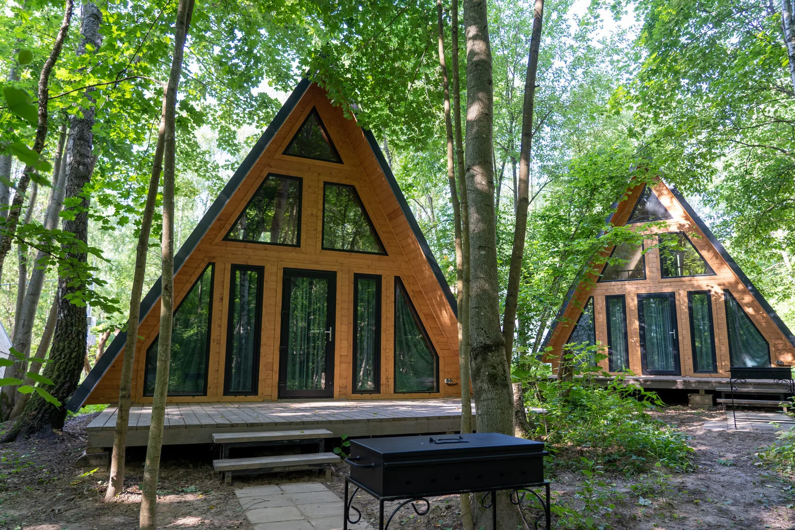 A-frame дом 38 м² с мангальной зоной, фото 3