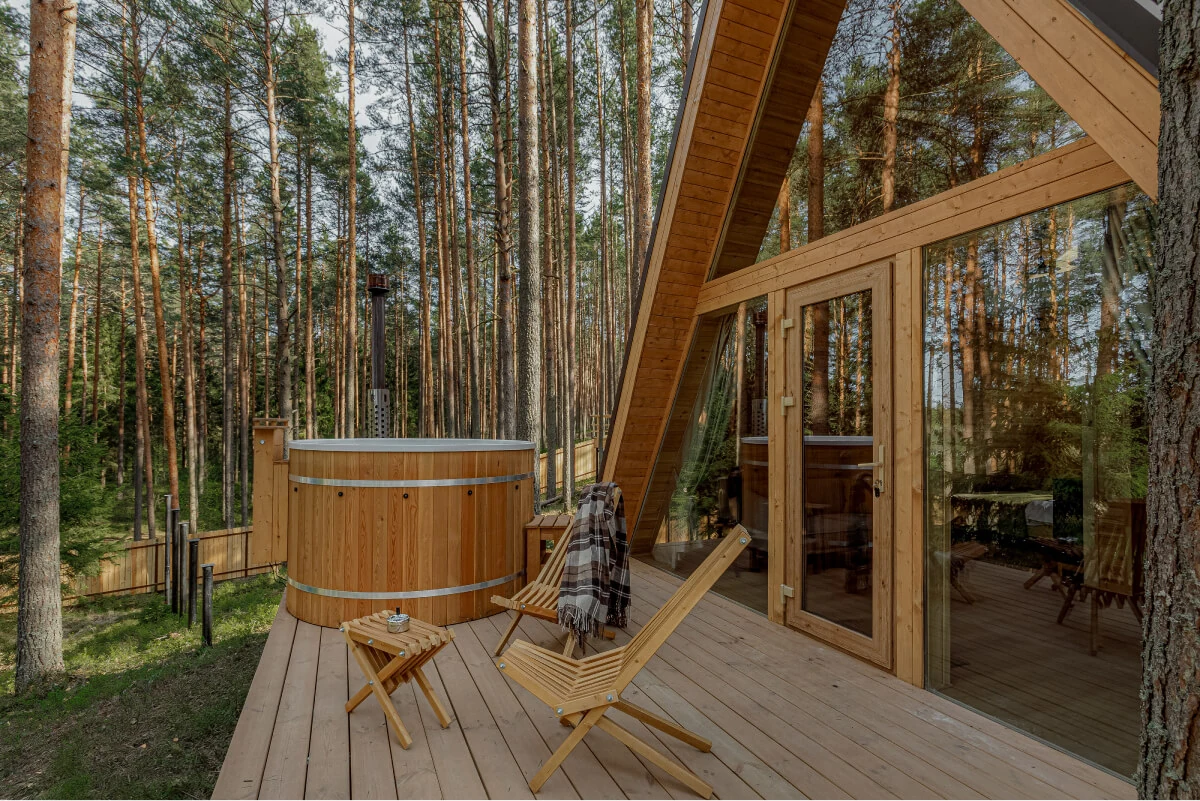 Две отдельные бани у реки, фото 6