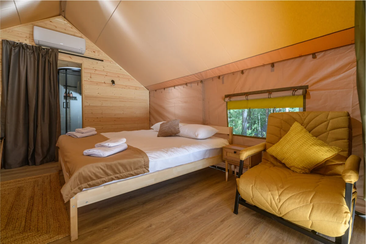 Домики и A-frame среди сосен, фото 7
