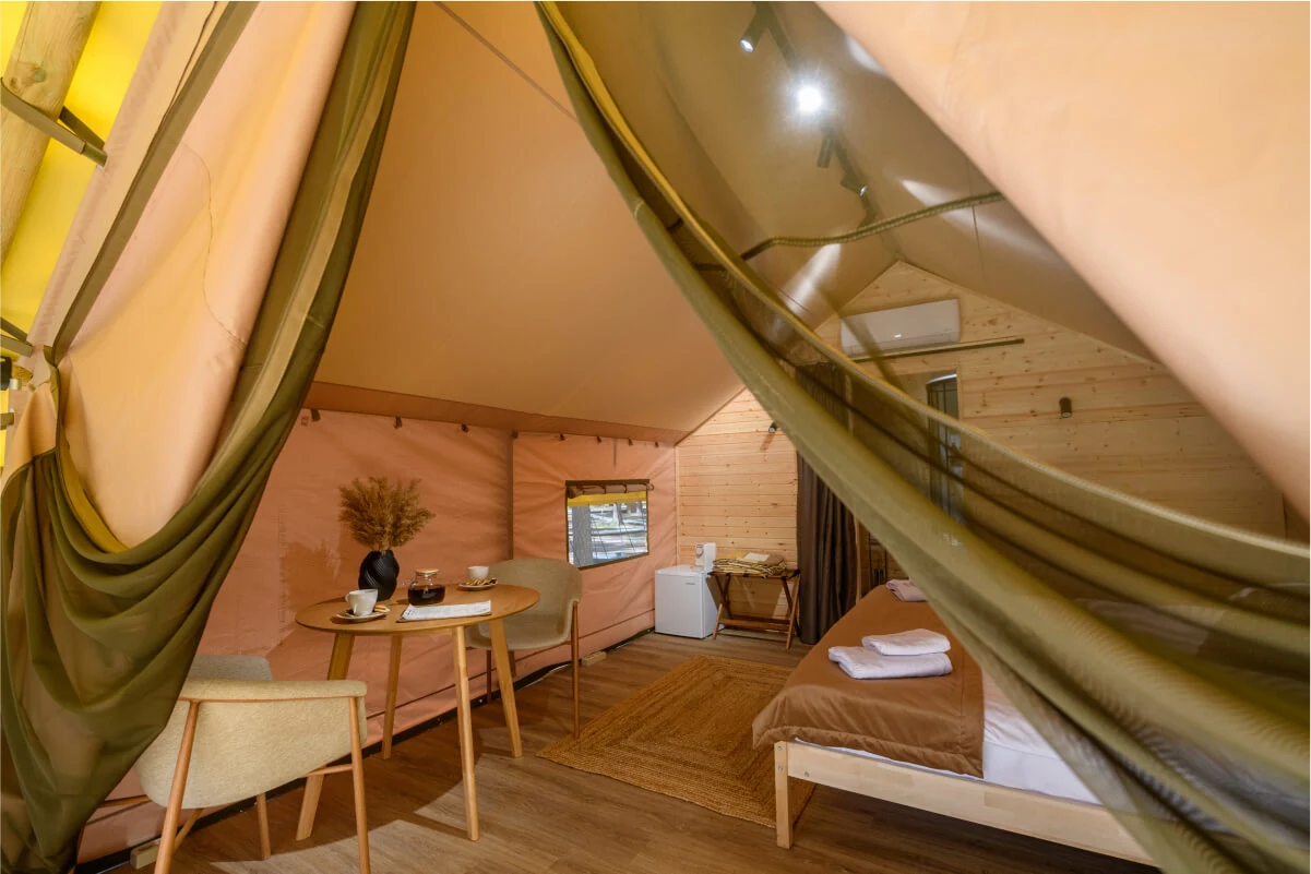 Домики и A-frame среди сосен, фото 8