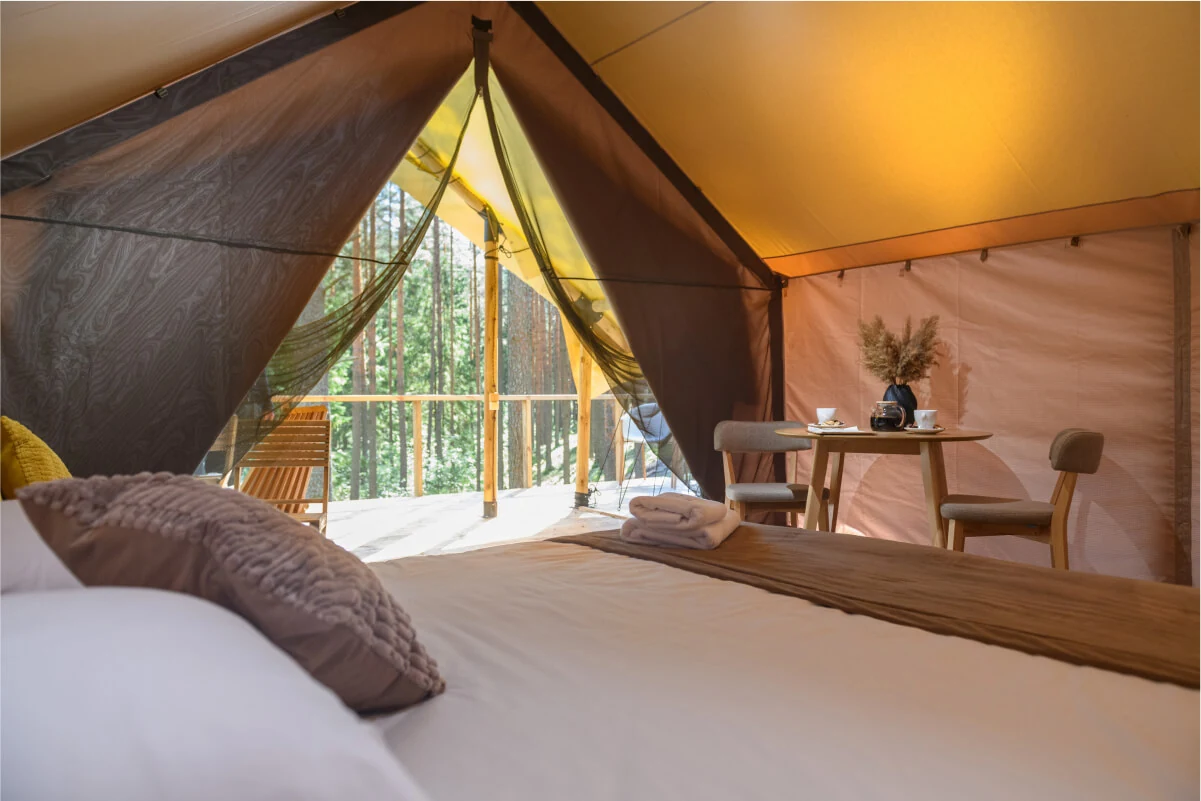 Домики и A-frame среди сосен, фото 11