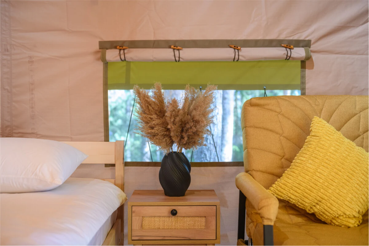 Домики и A-frame среди сосен, фото 13