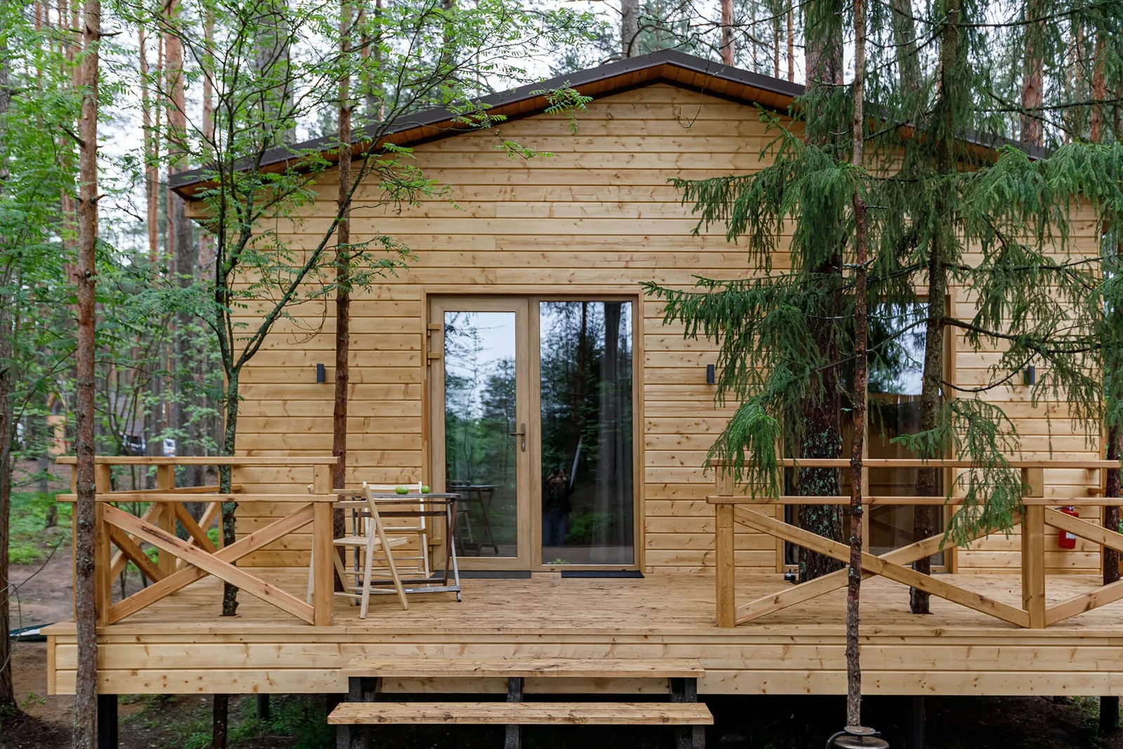 Домики и A-frame среди сосен, фото 21